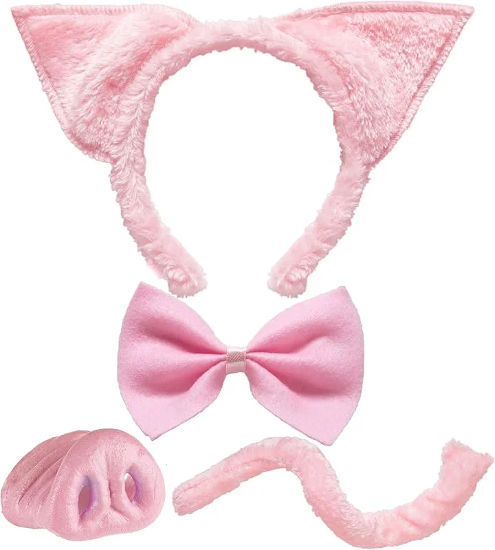 Besuche den W WIDMANN MILANO Party Fashion-Store W WIDMANN MILANO Party Fashion - Schwein Accessoire Set — Weihnachtsmode