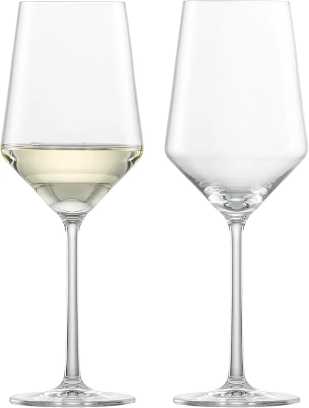 Besuche den Zwiesel Glas-Store Schott Zwiesel 0026.113409 Tritan Crystal Stemware Pure Collection Sauvignon Blanc Weinglas, 394 ml, transparent, 2 Stück — Wein und Festtafel