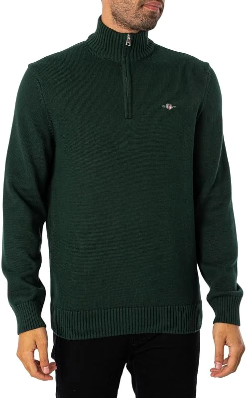 Gant Herren Casual Cotton Half Zip Pullover — Weihnachtsmode