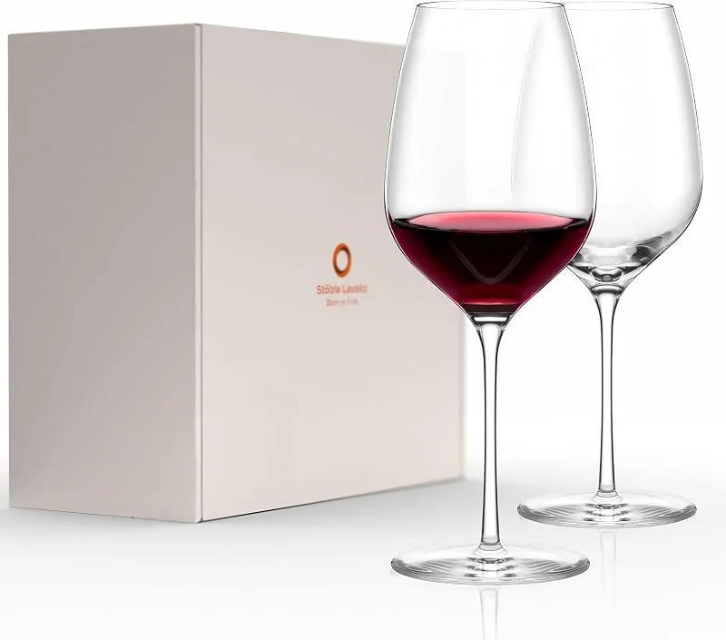 Besuche den Stölzle Lausitz-Store Stölzle Lausitz Fino Rotweinkelche Rotweingläser Kristallglas, 2er-Set — Wein und Festtafel