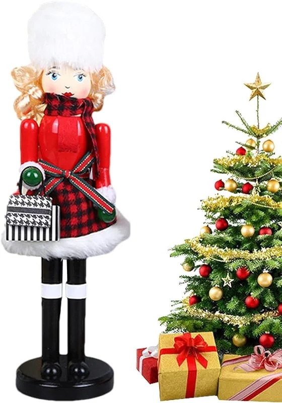 Marke: Generisch Nussknacker-Figur, Winterurlaub, Heimdekoration, Schreibtischfiguren — Weihnachtsdeko
