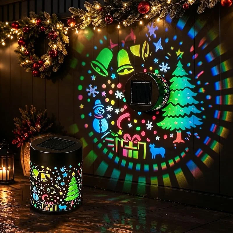 Marke: Nikyrme Solar-Weihnachtsprojektor-Wandleuchte, Christmas Wall Projection Light，C, 1PC — Weihnachtsbeleuchtung