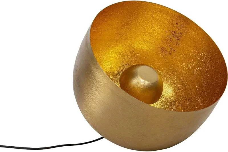 Kare Design Bodenleuchte Apollon Smooth, Gold, 35cm — Kerzenlicht Abendessen