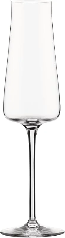 Eugenia Alessi NF09, 9 - Design-Sektflöte, Minimalistische Ästhetik, aus Kristallglas, 26 cl — Wein und Festtafel