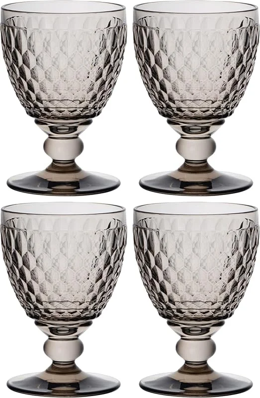 Besuche den Villeroy & Boch-Store Villeroy & Boch Boston Coloured 4er Set Rotweinglas rauchglas — Wein und Festtafel