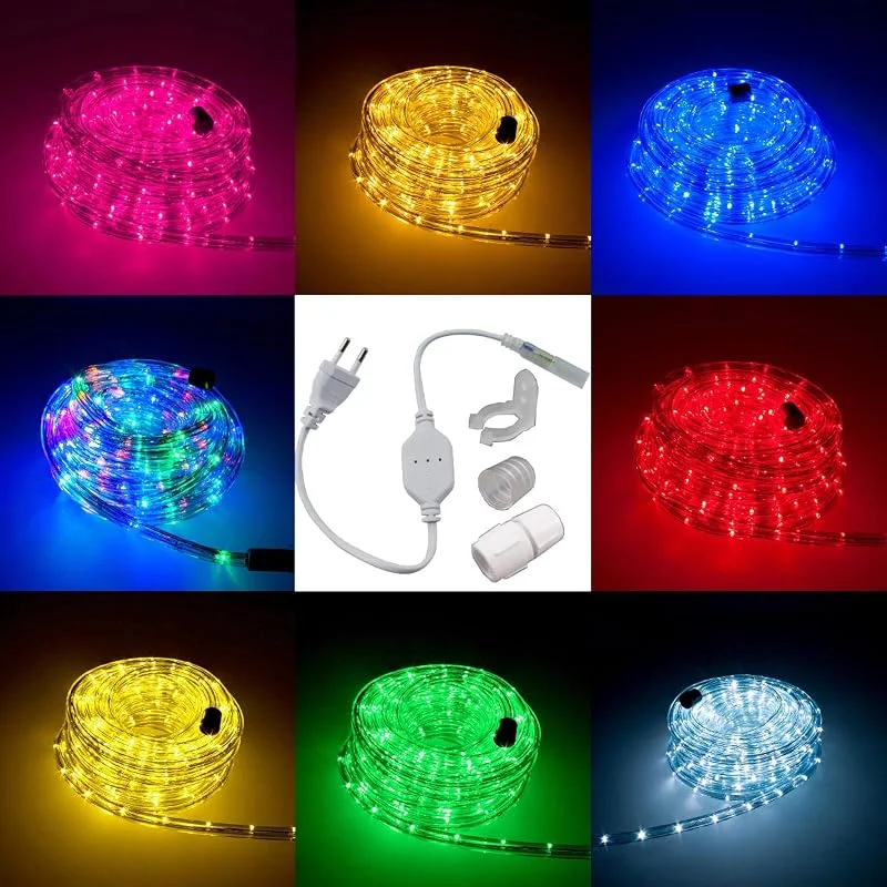 Besuche den Trade-Shop-Store LED Lichtschlauch Komplett Set mit Zubehör Lichterkette Beleuchtung Grün Rot Warmweiß Blau RGB 5 Meter bis 50 Meter F3 LED für Drinnen, Draußen Weinachten Beleuchtung Dekoration Lichterschlauch — Weihnachtsbeleuchtung