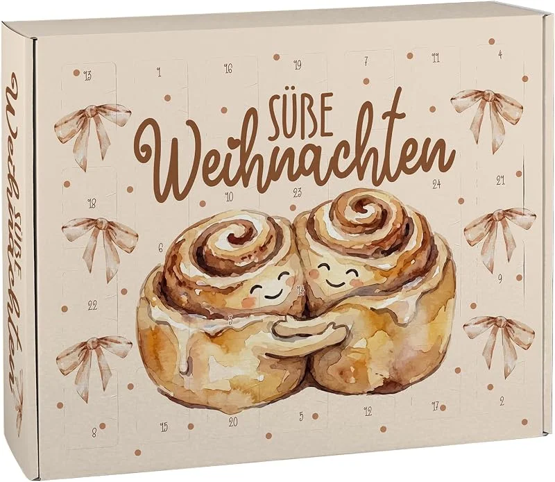 Besuche den Herz & Heim-Store Herz & Heim® Adventskalender zum Befüllen 'Süße Weihnachten' — Advent und Tisch