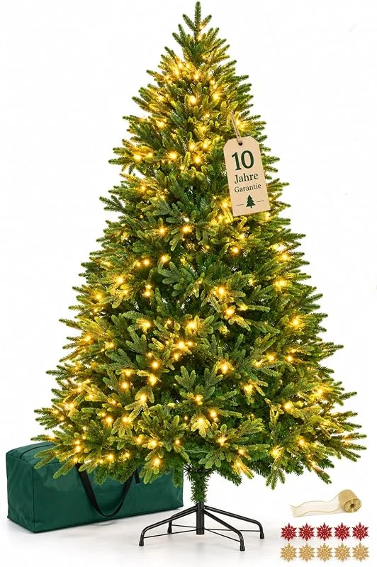 Besuche den SUNYRISY-Store SUNYRISY Premium Weihnachtsbaum künstlich 180cm mit Beleuchtung — Weihnachtsbeleuchtung