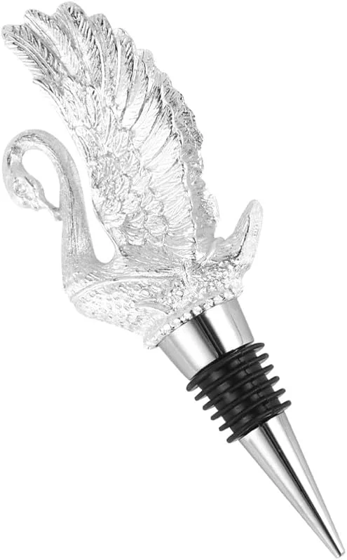 Marke: BESTOYARD BESTOYARD Weinstopper mit Kreativem Design aus Zinklegierung Schwanenförmiger Tierischer Weinbelüfter für Riegel Restaurant und Party — Wein und Festtafel