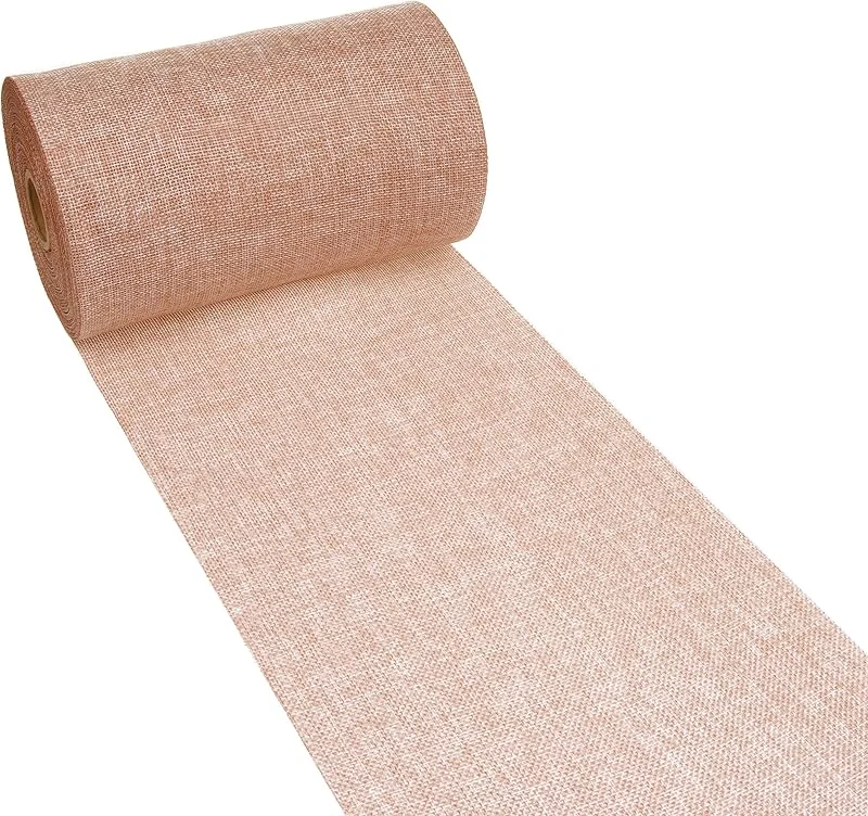 Besuche den Deko AS GmbH-Store DEKO AS Shabby Chic Leinenoptik Tischläufer, Polyester geruchsneutral, Kupfer, 20 cm x 25 m — Küche & Haushalt