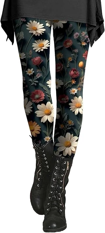 Marke: Generisch Thermoleggings Damen Winter Weihnachts Leggings Große Größen Jogginghose Baumwolle Freizeithose Christmas Leggings Push Up Weihnachten-Strumpfhose Winter Thermohose Thermo-Yogahose Sequin Trousers — Weihnachtsmode