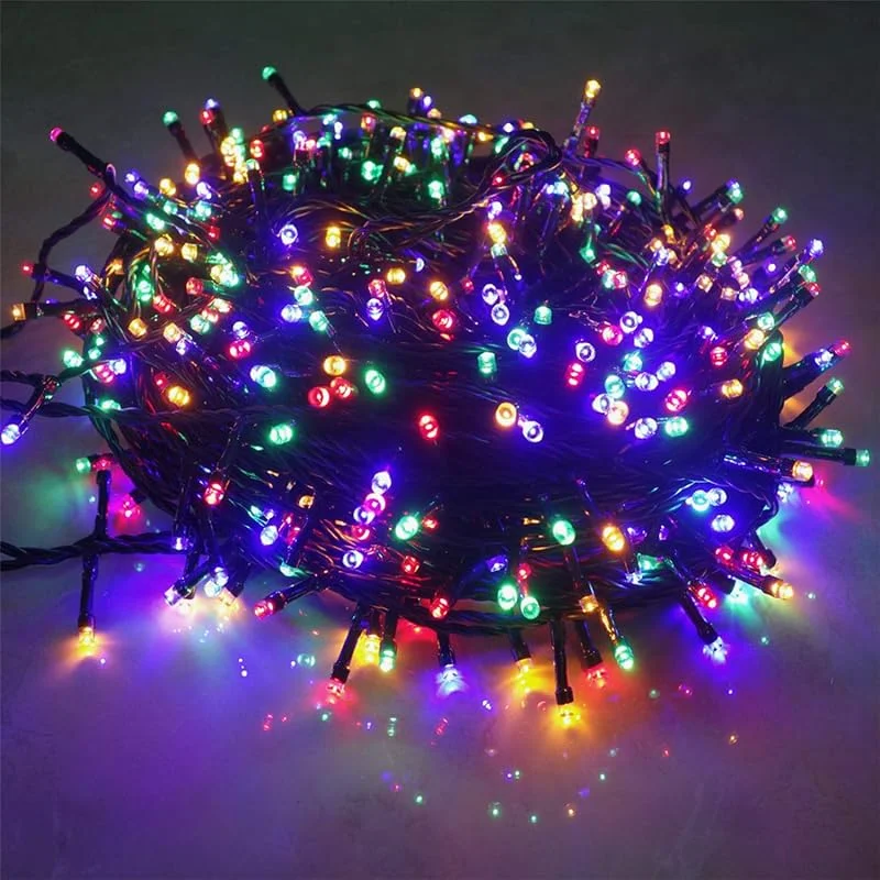 Besuche den HENGMEI-Store HENGMEI LED Lichterkette Lichterwand 8 Leuchtmodi Farbiges(50M 500LED) — Weihnachtsbeleuchtung
