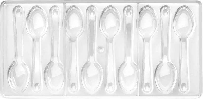 Marke: IBILI Ibili 799402 Pflanztopf Conico cucharillas Backform Praline Polycarbonat klar 30 x 14 x 2 cm, Sand — Weihnachtskueche