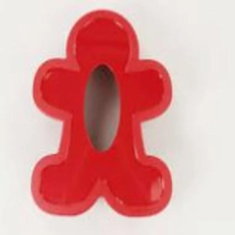 Marke: Tupperware TUPPERWARE Backen Ausstecher Lebkuchen-Männchen rot Plätzchen Ausstechform Kekse P 17487 — Weihnachtskueche