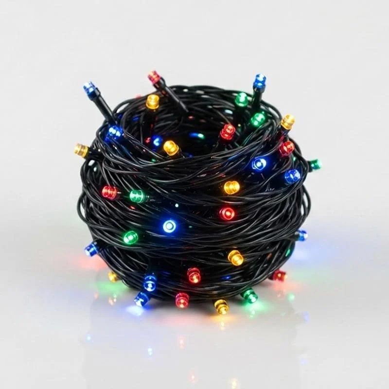 Besuche den Spetebo-Store LED Lichterkette bunt - 40 LED, 3 m - Multi Color Weihnachts Beleuchtung - Advent Winter Deko für den Innen- und Außenbereich mehrfarbig mit Timer — Weihnachtsbeleuchtung