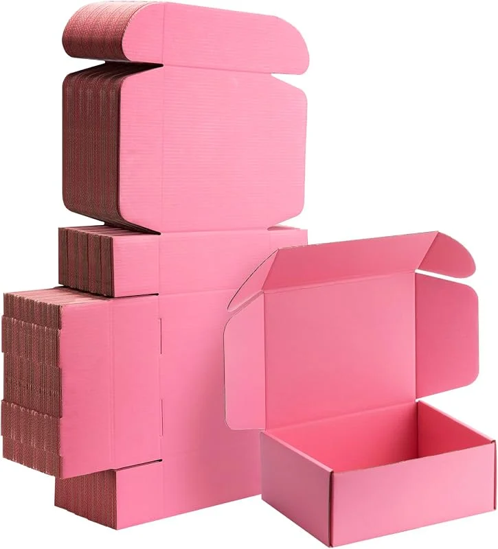 Marke: Yidomto Versandkartons für kleine Unternehmen, 20, 3 x 15, 2 x 7, 6 cm, Rosa, 25 Stück — Geschenkverpackung