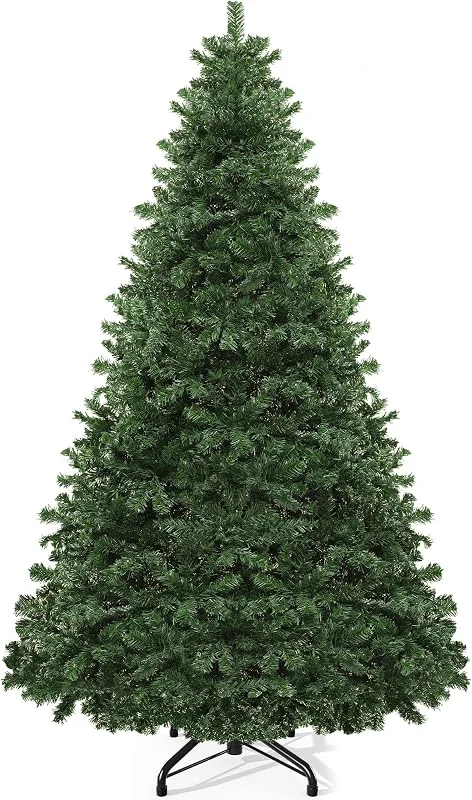 Besuche den YITAHOME-Store YITAHOME 274cm Künstlicher Weihnachtsbaum, ca. 2028 Spitzen, Naturgetreu, Dichte Zweige, Tannenbaum mit Metallständer & Klappsystem-Rahmen, Schnellaufbau für Zuhause Büro Geschäfte, 274 x Φ155cm — Weihnachtsdeko