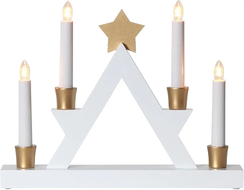 Besuche den EGLO-Store EGLO Kerzenständer Julle, Kerzenhalter Dekoleuchte — Weihnachtsdeko