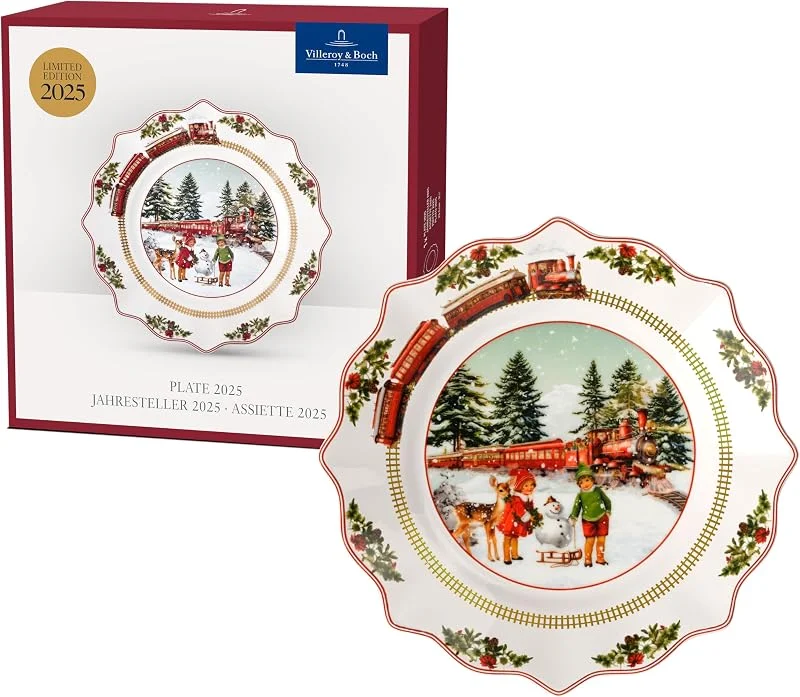 Villeroy & Boch - Annual Christmas Edition Jahresteller 2025 24 cm Bunt — Advent und Tisch