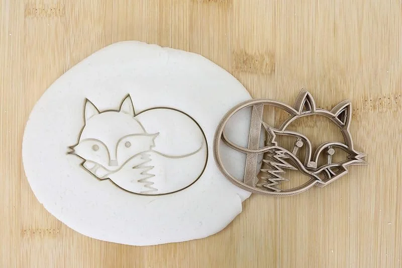 Besuche den my3dbase-Store Cookie Cutter Fondant Keksstempel, Ausstechform Keksausstecher Plätzchen Fuchs liegt ca. 8cm — Weihnachtskueche
