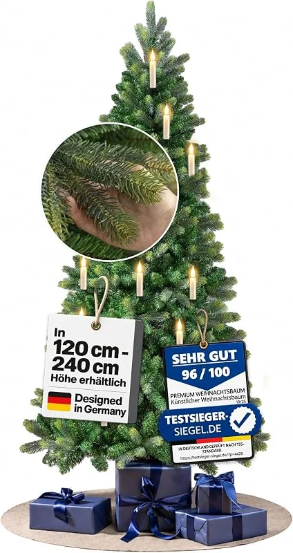 Marke: Premium Weihnachtsbaum Weihnachtsbaum Schweden 120 cm I Künstlicher Baum ohne Beleuchtung — Advent und Tisch