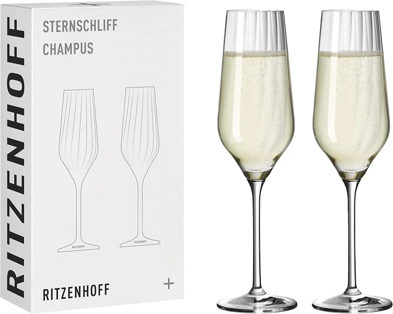Besuche den RITZENHOFF-Store RITZENHOFF Champagnerglas-Set 2er - 250 ml - Made in Germany — Wein und Festtafel