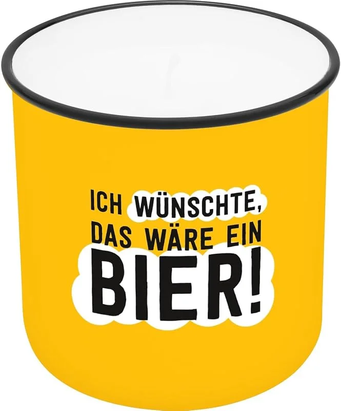 Besuche den GRUSS & CO-Store Kerze im Becher BIER — Advent und Tisch