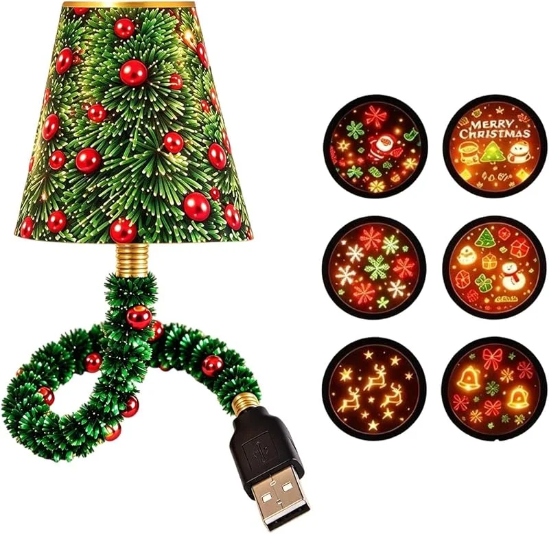 Marke: Generisch Weihnachtsdekoration Projektor USB Plug and Play Feiertagsprojektionslampe — Weihnachtsbeleuchtung