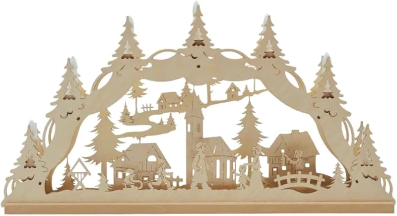 Besuche den Erzwelt-Store Lichterbogen ELB – Motiv Winterlandschaft — Weihnachtsdeko