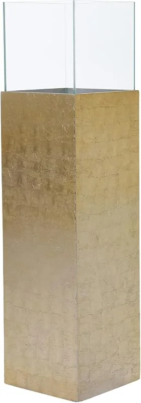 Besuche den VIVANNO-Store VIVANNO Windlicht-Säule Kerzenständer Candela Deko-Laterne Gold 100 cm — Kerzenlicht Abendessen