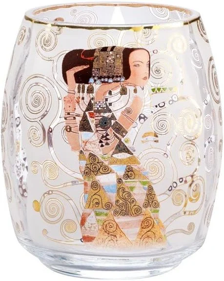 Marke: Goebel Goebel 66903535 Gustav Klimt Teelichthalter Die Erwartung — Advent und Tisch