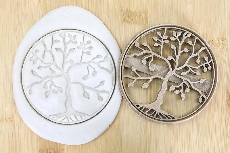 Besuche den my3dbase-Store Baum des Lebens cookie cutter Fondant Keksstempel, Ausstechform keksausstecher PLA ca.8cm — Weihnachtskueche