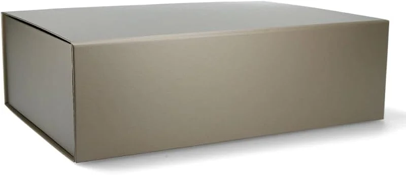 Besuche den ideas in boxes-Store ideas in boxes Premium Geschenkbox mit Deckel, faltbar, Geschenkkarton, Magnetbox, Geschenkverpackung für Weihnachten & Geburtstag, Magnetfaltbox, Taube matt, 33x22x10cm