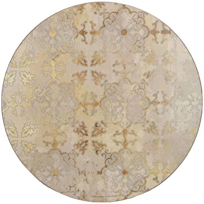 Besuche den CREATIVE TOPS-Store Creative Tops Tischsets, 4er-Set, runde Tischsets mit Korkrücken, luxuriöse Lackierung, Gold Impressions Design Kollektion, 4 Tischsets, 29cm Durchmesser, 1 Set — Küche & Haushalt
