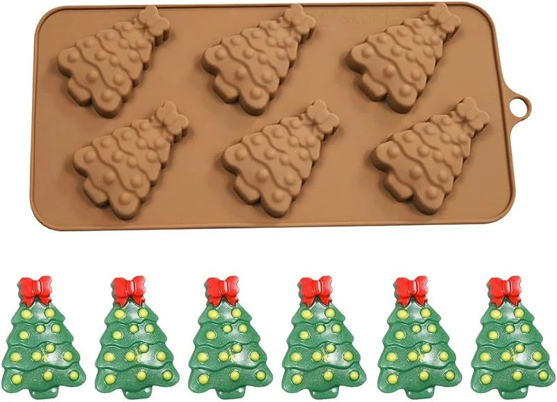 Marke: Générique Silikonform Weihnachtsbaum Dekorationswerkzeug Kuchen Fondant inkl — Weihnachtskueche