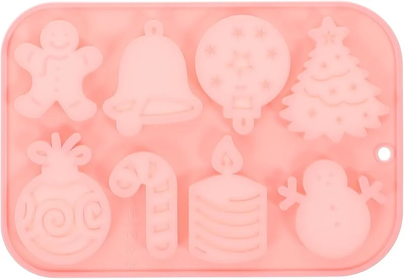 Marke: BESTOYARD Weihnachten Mottoparty Silikonform Herz Schokolade Form Rosa — Weihnachtskueche