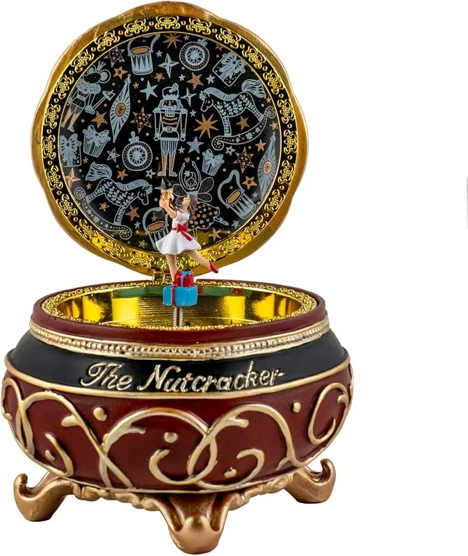 Marke: The San Francisco Music Box Company The San Francisco Music Box Company Musikalische Nussknacker-Schmuckkästchen — Weihnachtsdeko