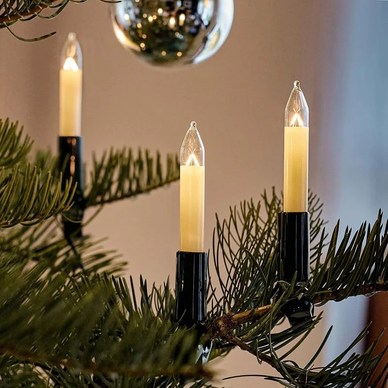 Besuche den hellum-Store hellum Lichterkette Weihnachtsbaum innen mit 10 Kerzen, teilbarer Stecker — Weihnachtsbeleuchtung