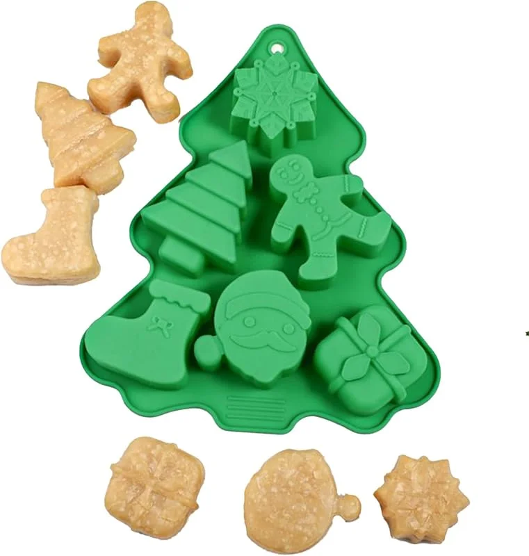 Marke: Générique Weihnachts Schokoladenformen 6-Fach Silikon Küchen Backwerkzeug — Weihnachtskueche