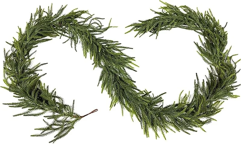 Marke: Fravsiu Weihnachtsgirlande Realistische Künstliche Kiefernkranz-Grün-Dekoration — Weihnachtsdeko