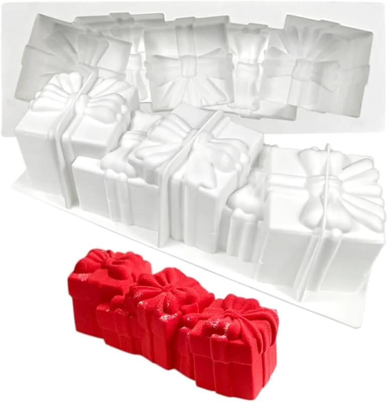 Marke: mostsom mostsom Silikonform mit Schneeflocken-Motiv, Madeleine-Form, zum Selbermachen für Süßigkeiten (D_21, 6 x 13, 7 x 1, 5 cm) — Weihnachtskueche
