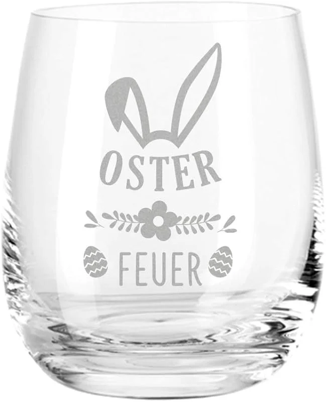 Besuche den GRAVURZEILE-Store GRAVURZEILE Leonardo Teelicht Windlicht im Osterfeuer Design - Osterdeko als Geschenkidee zu Ostern - Oster Geschenke die brennend gut ankommen - Licht & Feuer — Kerzenlicht Abendessen