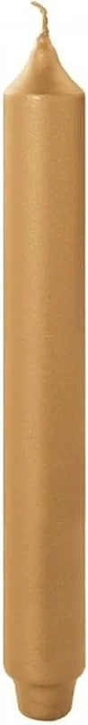 Besuche den Fink-Store Fink - Kerze, Stabkerze - Paraffin - Farbe: metallic Gold - (ØxH) 3 x 25 cm — Kerzenlicht Abendessen