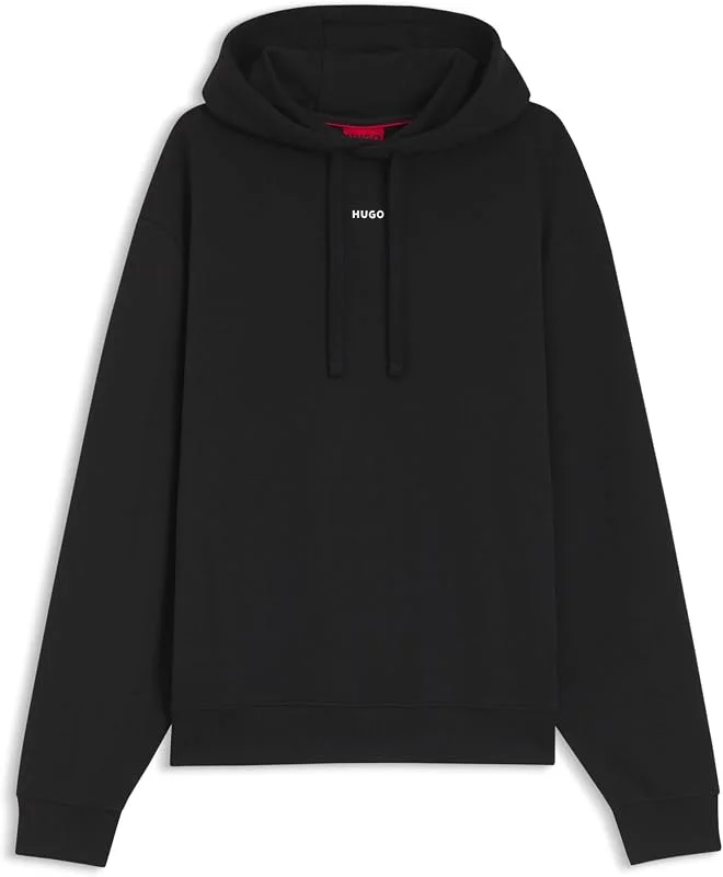 HUGO Herren Dapo Hoodie aus Baumwoll-Terry mit Logo-Print — Weihnachtsmode