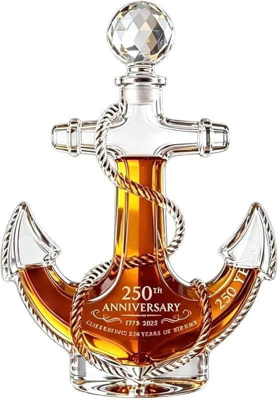 Marke: Generisch Weindekanter 350 ml Whiskey-Karaffe zum 250. Jubiläum der — Wein und Festtafel