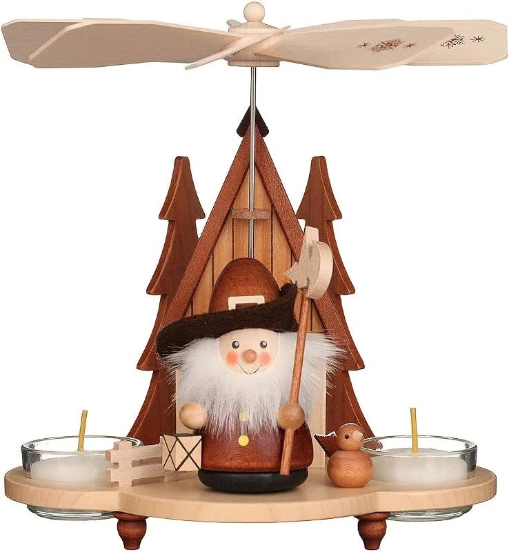 Marke: Christian Ulbricht Christian Ulbricht Pyramide Nachtwächter natur Höhe 19, 5 cm — Weihnachtsdeko