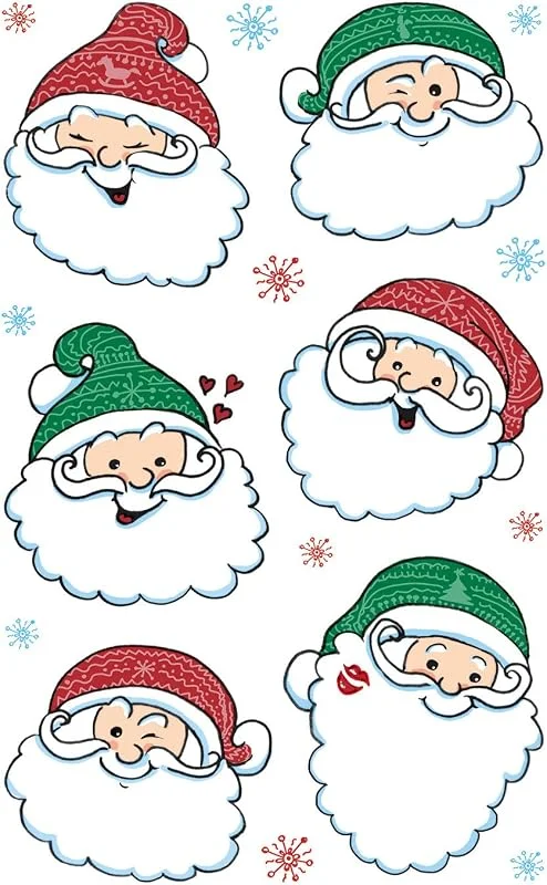 Besuche den AVERY Zweckform-Store AVERY Zweckform 34 Aufkleber Weihnachten Weihnachtsmann (Made in Germany, Weihnachtssticker Papier, Nikolaus, selbstklebende Weihnachtsdeko Karten, Geschenke, Tüten) 2 Bogen, je 17 Sticker, 52891 — Geschenkverpackung