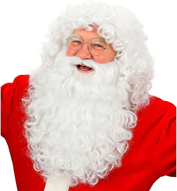 Besuche den W WIDMANN MILANO Party Fashion-Store W WIDMANN MILANO Party Fashion - Weihnachtsmann Perücke mit Bart — Haarpflege