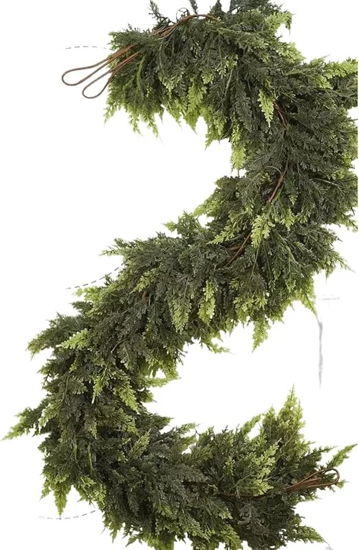 Marke: Generisch Tannengirlande, künstliches Grün, Feiertags-Wanddekoration — Weihnachtsdeko