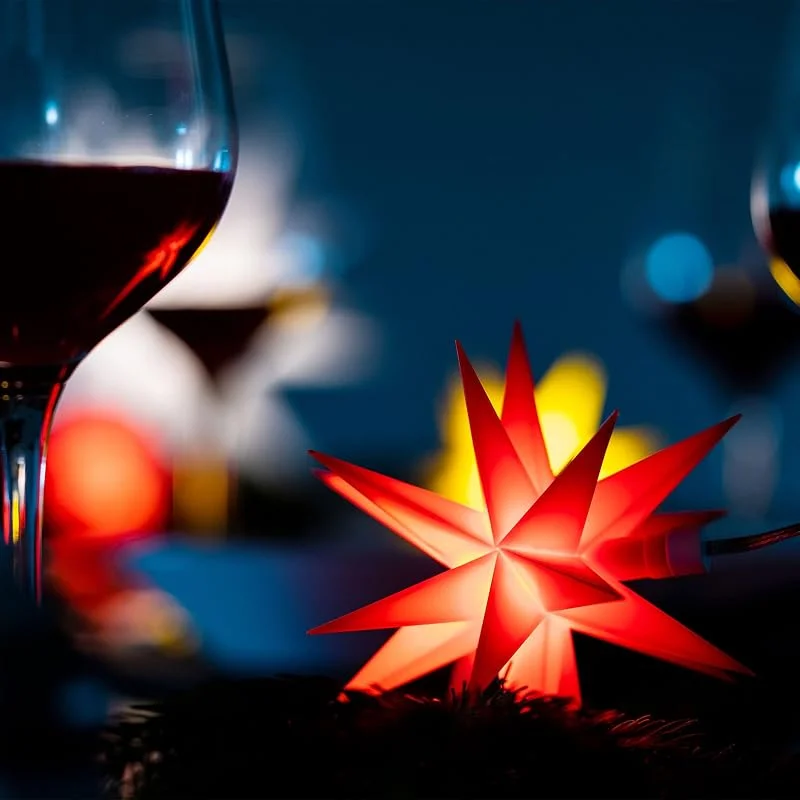 Besuche den Novaliv-Store Novaliv Weihnachtsstern LED Dekostern Klein 12cm ROT mit FERNBEDIENUNG und Batteriefach für 3 AA Batterien 6h Timer INNENRAUM DEKO 3D Stern 18 Zackig Leuchtstern LED Weihnachtsstern beleuchtet — Weihnachtsdeko